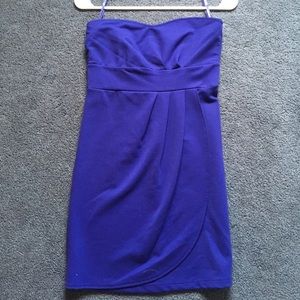 Purple mini dress